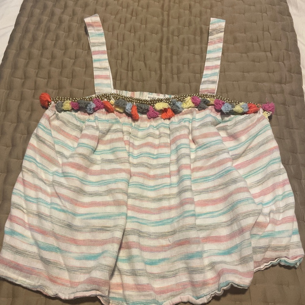 Multi color crop tank